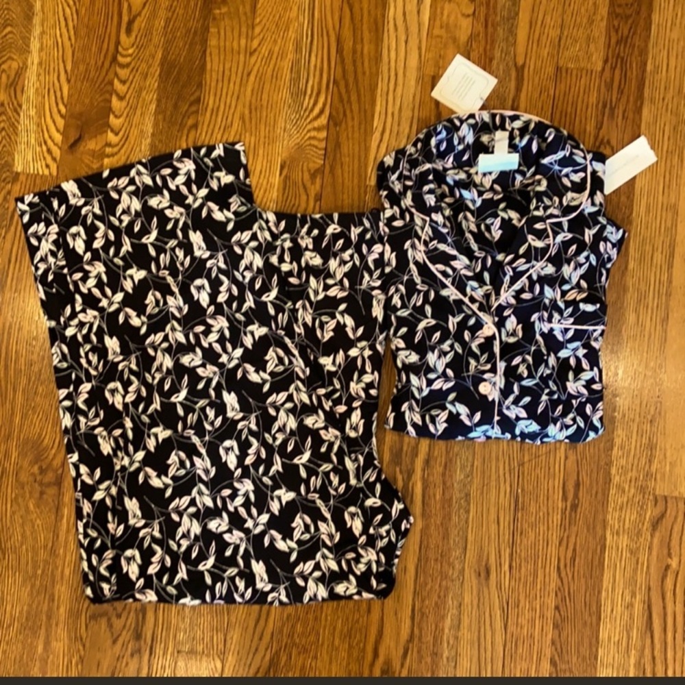 NWT Charter Club Cotton Pajama Set.  Size Extra Large.